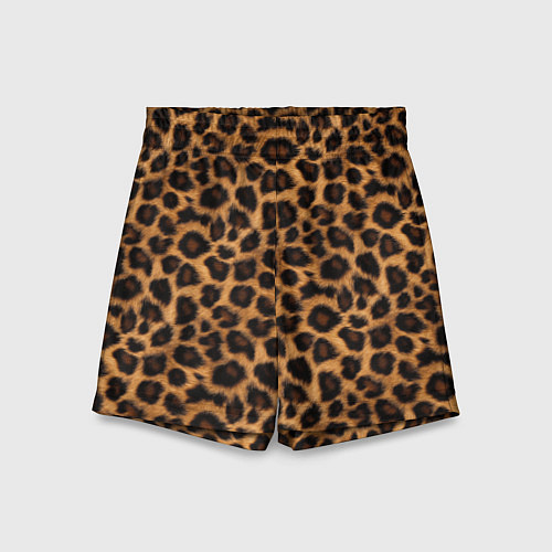Детские шорты Гладкая шерстка леопарда / 3D-принт – фото 1