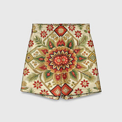 Детские шорты Русские классические узоры и орнамент