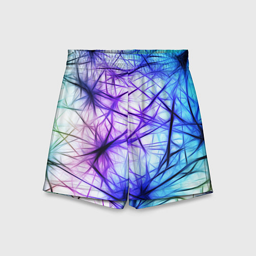 Детские шорты Неоновые нервы / 3D-принт – фото 1