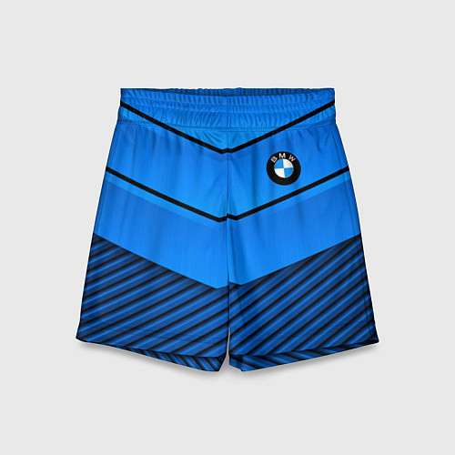 Детские шорты BMW geometry blue / 3D-принт – фото 1