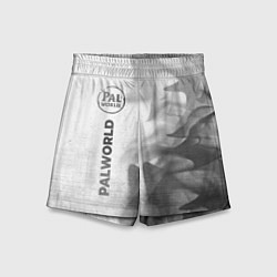 Шорты детские Palworld - white gradient по-вертикали, цвет: 3D-принт