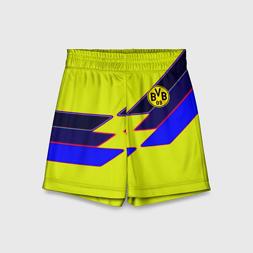 Детские шорты Боруссиа текстура спорт / 3D-принт – фото 1