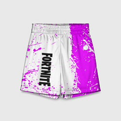 Детские шорты Fortnite pink color