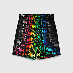 Детские шорты Marshmello neon color