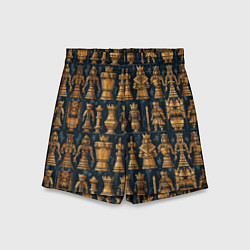Детские шорты Ладья ферзь пешка и другие шахматные фигуры