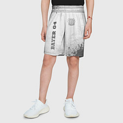 Шорты детские Bayer 04 - white gradient вертикально, цвет: 3D-принт — фото 2