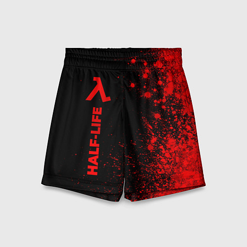 Детские шорты Half-Life - red gradient по-вертикали / 3D-принт – фото 1