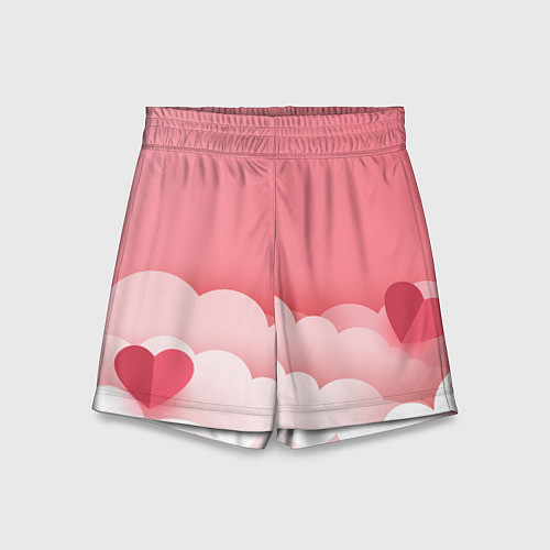 Детские шорты Облака любви / 3D-принт – фото 1