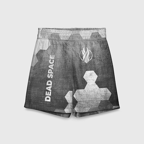 Детские шорты Dead Space - grey gradient вертикально / 3D-принт – фото 1