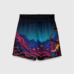 Детские шорты Psychedelic music art