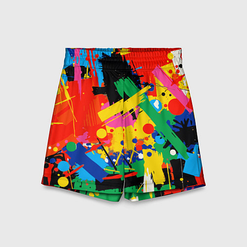 Детские шорты Абстрактная графика / 3D-принт – фото 1