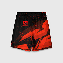 Детские шорты Dota 2 - красные брызги
