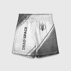 Шорты детские Dead Space - white gradient вертикально, цвет: 3D-принт