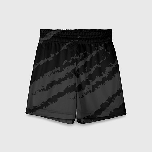 Детские шорты The color is black and gray / 3D-принт – фото 1
