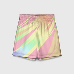 Детские шорты Нежный розовый абстрактный