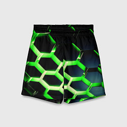 Детские шорты Neon Honeycombs