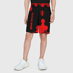 Шорты детские Dead Space - red gradient вертикально, цвет: 3D-принт — фото 2