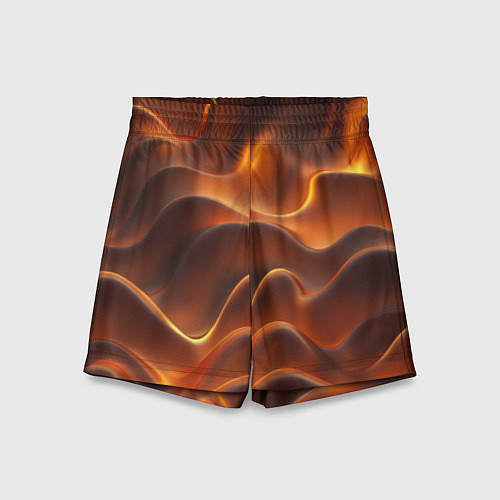 Детские шорты Стихия волн / 3D-принт – фото 1