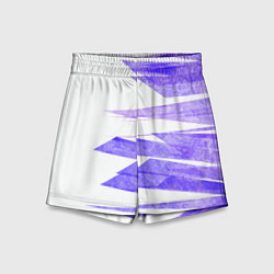 Детские шорты Color white purple