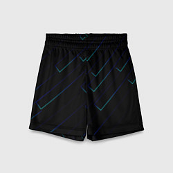 Детские шорты Color blue black