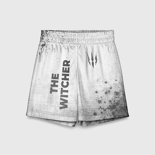 Детские шорты The Witcher - white gradient вертикально / 3D-принт – фото 1