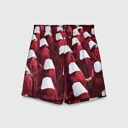 Шорты детские Рассказ служанки паттерн, цвет: 3D-принт