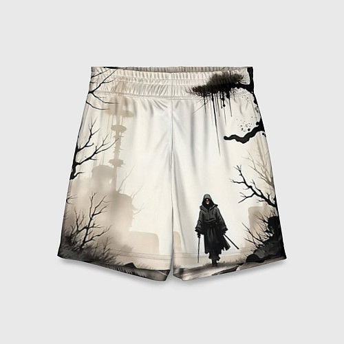 Детские шорты Путник / 3D-принт – фото 1