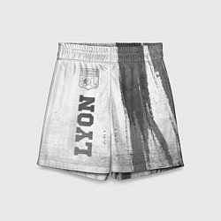 Детские шорты Lyon - white gradient по-вертикали