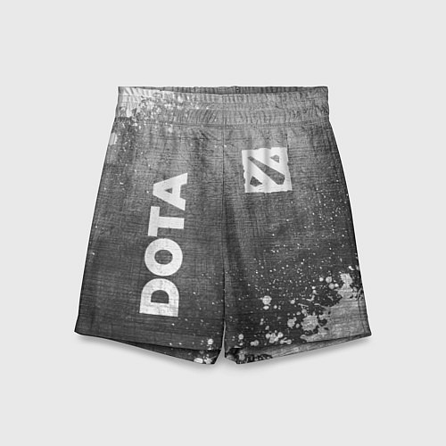 Детские шорты Dota - grey gradient вертикально / 3D-принт – фото 1