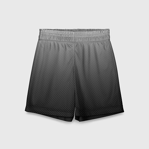 Детские шорты Текстурированный градиент тёмно-серый / 3D-принт – фото 1