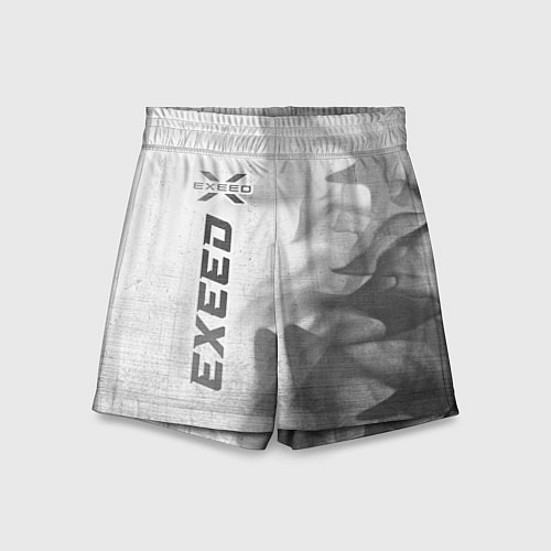 Детские шорты Exeed - white gradient по-вертикали / 3D-принт – фото 1