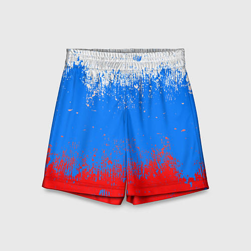 Детские шорты Патриот - флаг / 3D-принт – фото 1