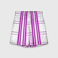 Шорты детские Neon pink, цвет: 3D-принт