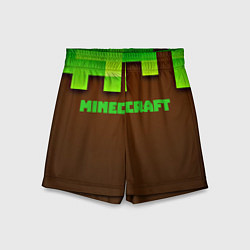 Шорты детские Minecraft forever, цвет: 3D-принт