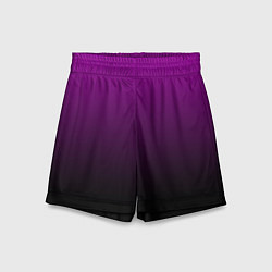 Шорты детские Purple gradient, цвет: 3D-принт