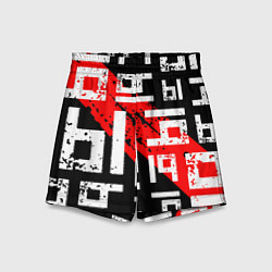 Шорты детские Ы, паттерн, цвет: 3D-принт