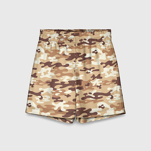 Детские шорты Камуфляж армия / 3D-принт – фото 1