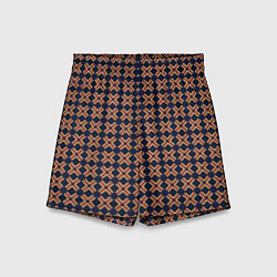 Шорты детские Паттерн с крестиками, цвет: 3D-принт