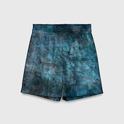 Шорты детские Абстракция - dark blue, цвет: 3D-принт