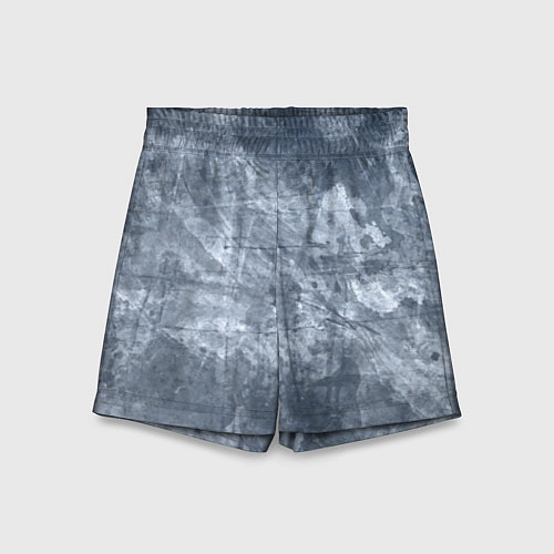 Детские шорты Абстракция - gray-blue / 3D-принт – фото 1