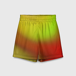 Шорты детские Color multicolored gradient, цвет: 3D-принт