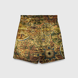 Детские шорты Этнический орнамент на досках