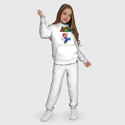 Костюм хлопковый детский Super Mario, цвет: белый — фото 2