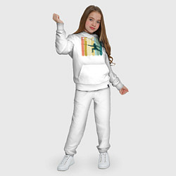 Костюм хлопковый детский Fencing, цвет: белый — фото 2