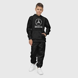Костюм хлопковый детский MERCEDES-BENZ AMG, цвет: черный — фото 2
