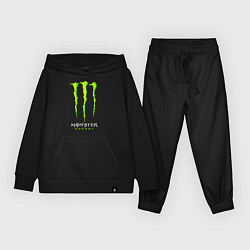 Костюм хлопковый детский MONSTER ENERGY, цвет: черный