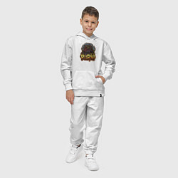 Костюм хлопковый детский Lets the galaxy burn, цвет: белый — фото 2