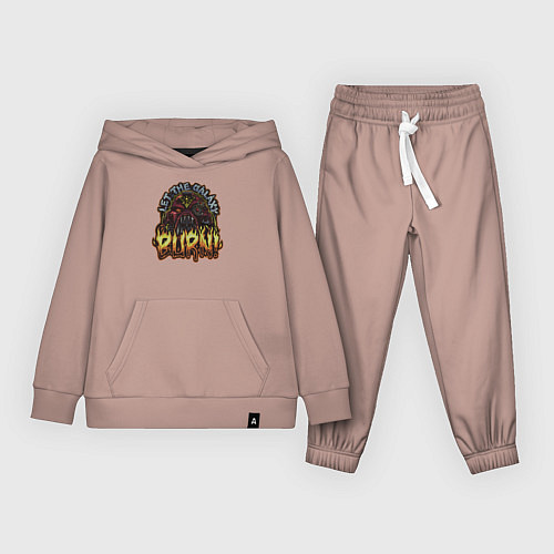 Детский костюм Lets the galaxy burn / Пыльно-розовый – фото 1