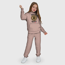 Костюм хлопковый детский BOSTON BRUINS NHL, цвет: пыльно-розовый — фото 2
