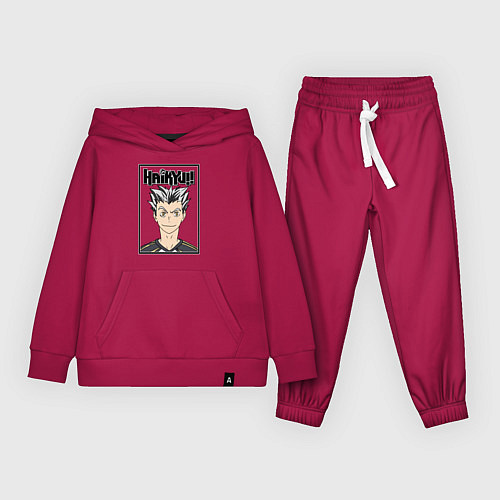 Детский костюм Котаро Бокуто Haikyuu!! / Маджента – фото 1